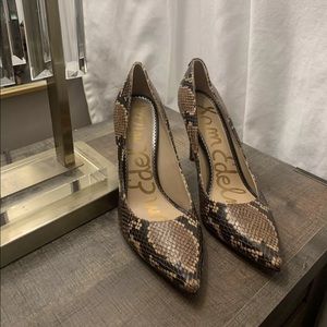 Sam Edelman Hazel, Hazelnut Snake Print Size 7.0